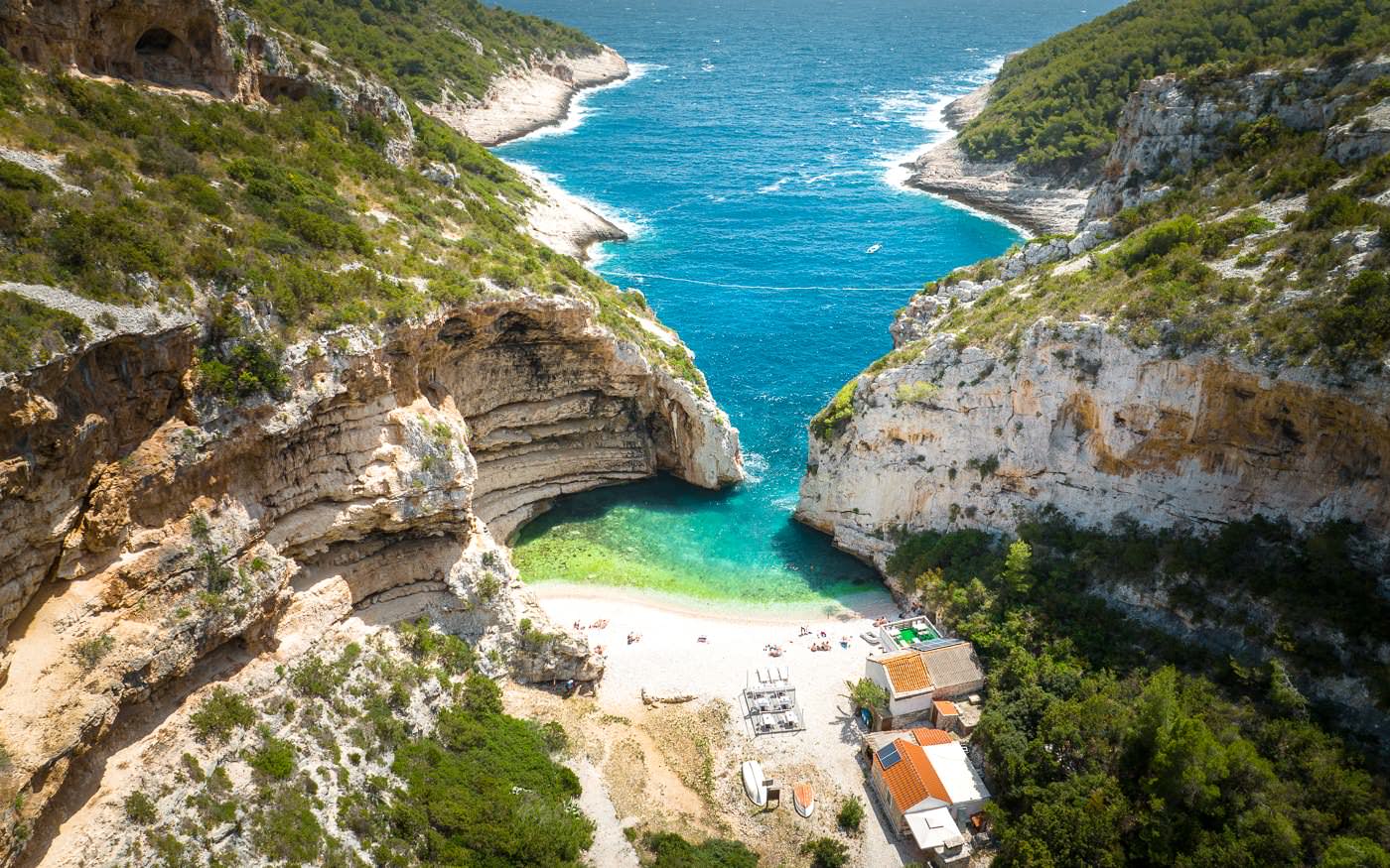 Vis Island route